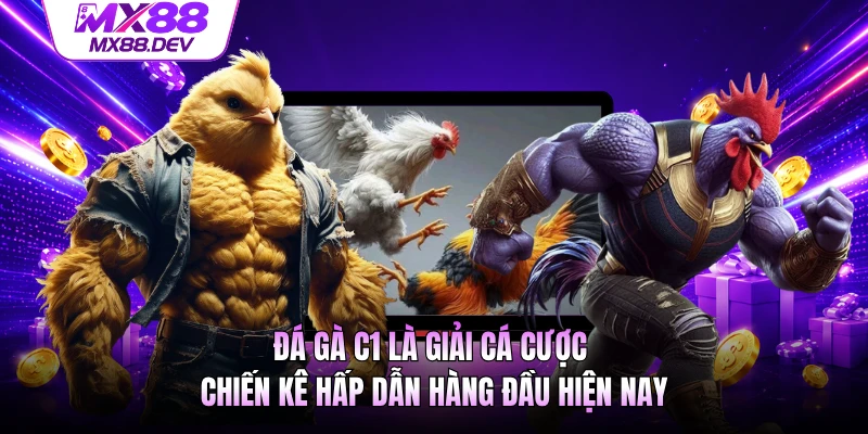 Đá gà C1 là giải cá cược chiến kê hấp dẫn hàng đầu hiện nay