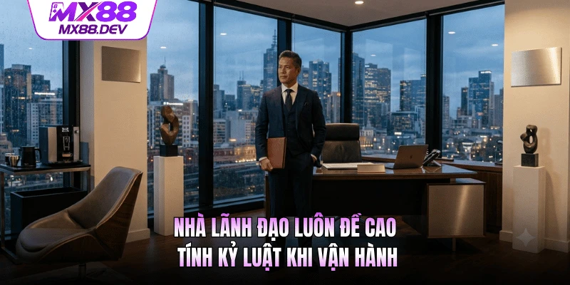 Nhà lãnh đạo luôn đề cao tính kỷ luật khi vận hành